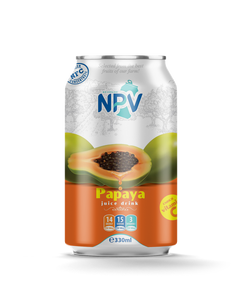 Fournisseur Bon Prix Marque NPV Boisson de Jus d'Orange 330ml Peut Naturel et Pur OEM ODM Service HALAL Certification ISO - Product Image 4
