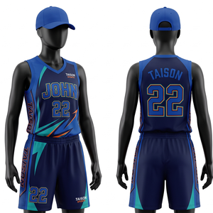 Uniforme de Baloncesto Premium de Malla de Poliéster Transpirable de 160 g, Talla Grande, Rojo, Negro y Blanco, Panel Lateral con Logotipo Personalizado por Transferencia de Calor - Product Image 1