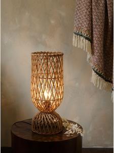 Lampe de table en rotin tressé écologique la plus vendue, corps en osier ouvert, éclairage naturel fait main pour le marché de gros de l'ameublement - Product Image 4