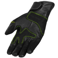 Gants de moto en cuir au design classique, très protecteurs, ajustement confortable, réutilisables, antidérapants, avec poignée en cuir