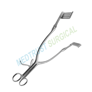Becdman-Adson laminectomy retractor ใบมีด1 7/8ลึก1กว้างสแตนเลสสตีลมือการรักษาตัวเองบานพับการผ่าตัดแขน - Product Image 6