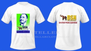 Fábrica al por mayor para camisetas de elección camisas blancas lisas 120 GSM algodón en blanco Congo campaña de verano 120 gramos camiseta de elección - Product Image 2