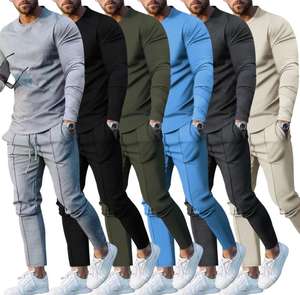 Conjuntos de chándal transpirables de algodón 100% de alta calidad para hombre ¡El mejor estilo ecológico de talla grande para el invierno! - Product Image 3