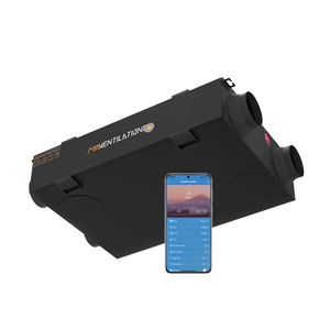 Système de ventilation intelligent pour la maison, récupérateur d'air ERV HRV avec unité de ventilation à récupération de chaleur énergétique - Product Image 1