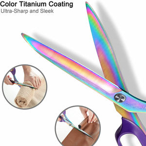 Ciseaux de coupe de tailleur en acier inoxydable robustes 2024 élégants avec revêtement en acier disponibles à la vente au Pakistan - Product Image 2