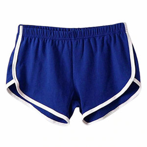Men's Athletic Solid Print Cotton Gym Shorts Breathable Elastic Waist Sweat-Suit for Sports Fitness Casual Style Yoga Shorts - Product Image 3