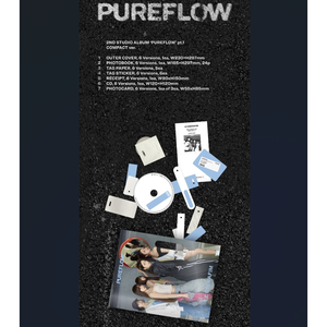 LE SSERAFIM - PUREFLOW อัลบั้มสตูดิโอชุดที่ 2 รุ่น COMPACT - Product Image 2