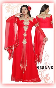 Kaftan islámico marroquí moderno para mujer Vestido de playa largo hasta el suelo con mangas largas transpirables ODM Supply - Product Image 2