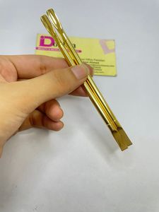 <b>Nail</b> Art <b>Tool</b> Gold Plated Cuticle Pusher Stainless Steel Custom Logo Double Ended Spoon Shaped <b>Nail</b> Pusher In Pakistan - Product Image 4