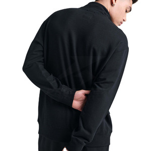 Suéter con cremallera de cuarto de mezcla de algodón de alta calidad con ropa personalizada, sensación ligera e informal - Product Image 3