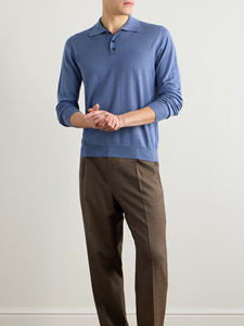 Chemises polo pour hommes, style décontracté, motif uni, nouveau style, tissu jersey en coton, respirant, devant, fabricant et fournisseur en gros - Product Image 2