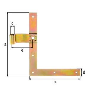 STA .R 250x200mm B.30mm S.3mm Fensterl.-Winkelb.L. <b>Brackets</b> Product Category - Product Image 3
