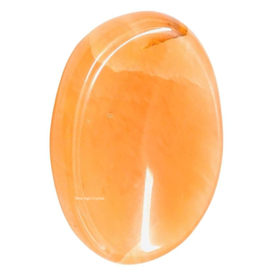 Vente en gros de pierre d'amour en cristal de calcite jaune poli Pierre de pouce faite à la main pour la guérison Reiki et le style Feng Shui - Product Image 2