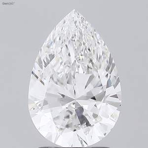 3.58 ct Poire Cut Lab-Grown Diamond IGI Certified E Color VS1 Clarity Lab-Stone - Product Image 1