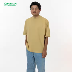 High Quality Short Sleeve 100% Cotton Eco-Friendly Quick Dry Breathable Heavy <b>Weight</b> <b>Blank</b> Printed T-Shirt for Men - Product Image 2