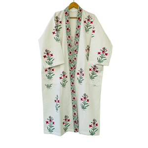 Albornoz de Algodón Estampado a Mano al por Mayor - Product Image 1