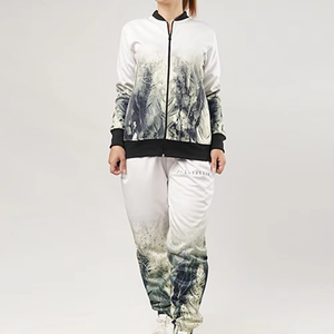 Sudadera con capucha y chándal de 2 piezas de lana a prueba de viento con estampado personalizado sólido de talla grande de invierno de la mejor calidad, conjunto de manga larga ecológico - Product Image 4