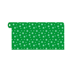 Rotolo di Tovaglia Verde 1,20x50m con Stampa di Stelle Bianche, Novotex TNT B2B - Product Image 1