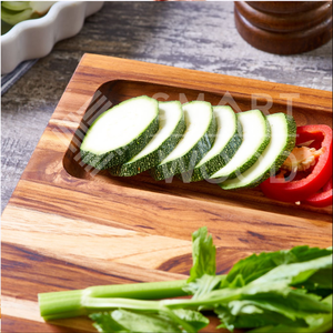 เขียงไม้สักลายเส้นเต็มแผ่น ดีไซน์ทันสมัย เป็นมิตรกับสิ่งแวดล้อม มีสินค้าในสต็อก ขนาดปรับแต่งได้ สำหรับห้องครัว ราคาประหยัด - Product Image 5