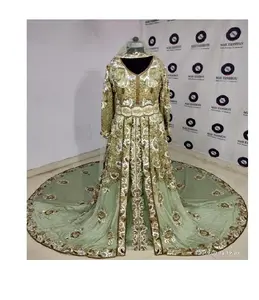 Марокканские платья Кафтан 2022, Тяжелые вышитые бисером камни, работа с высококачественной тканевой сеткой и атласом, доступны в любом цвете и размерах