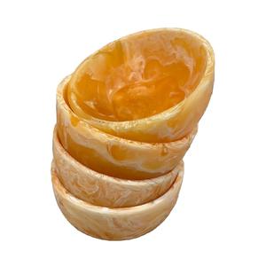 Bol décoratif en résine, finition polie brillante, style élégant fait main, respectueux de l'environnement, pour les fêtes, la salle à manger, le salon, la cuisine, les intérieurs - Product Image 4