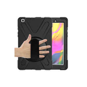 Housse de tablette robuste de la série Netzy Defender pour Samsung pour Galaxy Tab a 8.0 (2019) T290, étui en silicone antichoc - Product Image 1