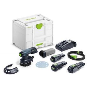 Ensemble Festool de ponceuse orbitale sans fil ETSC 125 3,0 I avec 2 batteries et chargeur - Product Image 1
