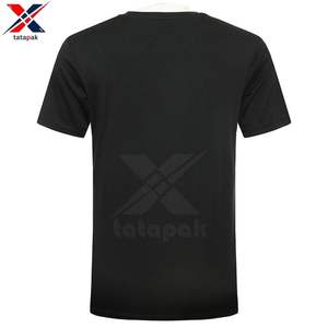 Camisetas de hombre impresas bordadas personalizadas de alta calidad 100% algodón logotipo personalizado servicio directo de fábrica OEM - Product Image 3
