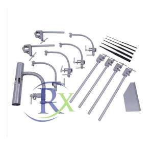 Renix International Juego de instrumentos de cirugía de columna vertebral de acero inoxidable duradero Fuente de alimentación manual Básicos quirúrgicos Grado A + ISO 13485 - Product Image 1