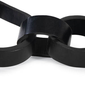 Chain Design Sculpture for Home & Office <b>Decor</b> <b>Black</b> Coated Premium Quality of Unique Design Handcrafted Table <b>Decor</b> From India - Product Image 2