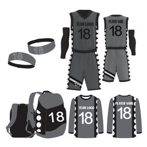 Ventes chaudes Uniformes de basket-ball Vêtements de club Équipe de basket-ball Kit adulte Couleur personnalisée Haute qualité Ensembles de logo par sublimation - Product Image 3