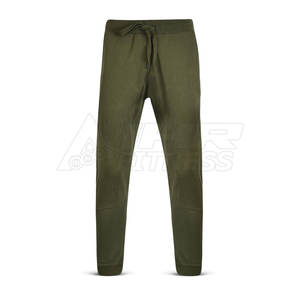 Pantalones rectos informales de algodón 100% para hombre más vendidos, diseño de logotipo personalizado, cintura media, ligeros, ecológicos, transpirables - Product Image 1