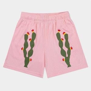 High Quality Custom Sublimation Printed Men's <b>Basketball</b> Shorts 5 Inch Inseam Breathable Polyester Mesh Mid Elastic Plus Size - Product Image 2