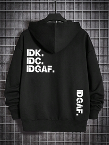 เสื้อมีฮู้ดผ้าฟลีซน้ำหนักมากสำหรับผู้ชายผ้าคอตตอน100% สูงระบายอากาศได้ดีปรับแต่งได้พิมพ์ตัวอักษรได้สำหรับฤดูหนาว - Product Image 3