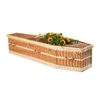 Ataúdes de Mimbre Tejidos a Mano, Diseño Tradicional, Ataúd Funerario para Humanos y Mascotas, Venta al por Mayor desde Vietnam, Buen Precio