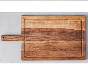 Tablas de cortar de madera, tabla de cortar de madera de olivo, servir o picar alimentos, tablas de cortar grandes de madera, pan de queso barbacoa, - Product Image 3