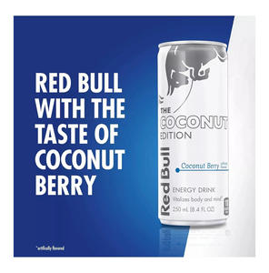 Factory Direct <b>Red</b> Bull Coconut Edition Energy Drink 12x250ml Cans Best Before <b>Date</b> 2026 For Long Term Inventory Management - Product Image 1