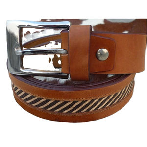 Professional Manufacturer <b>Men</b> Leather <b>Belts</b> Custom Durable Top-Grain Cowhide Good Pin <b>Buckle</b> Custom Logo - Product Image 6