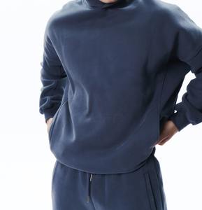 Wholesale 2024 Unisex 100% Cotton Winter Pullover <b>Hoodie</b> Solid Design with Pocket <b>Plain</b> Dyed for <b>Men</b> & Women OEM Available - Product Image 3