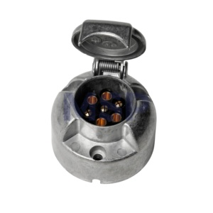 13-3105-107 - Aspock - Prise 7 broches type N en aluminium 12V - Pièces et accessoires pour remorques - MSP Export - Product Image 3
