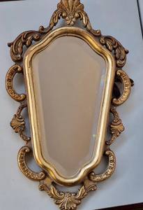 Miroir antique doré à l'or fin de style Art Nouveau - Product Image 4