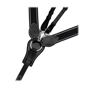 Collier de poitrine en cuir de qualité supérieure Collier de cheval durable pour un ajustement et un confort sûrs, équipement équestre réglable et élégant - Product Image 3