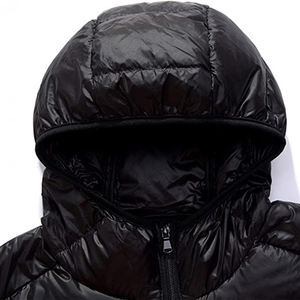 Veste d'hiver légère à capuche pour homme, ultra chaude, pliable, coupe-vent, vêtements d'extérieur, OEM/ODM - Product Image 3