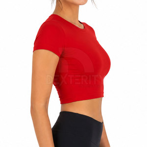 Top Deportivo Corto de Verano para Mujer, 100% Algodón Ecológico de Alta Calidad, Secado Rápido, Transpirable, Precio al por Mayor, Nuevo Diseño - Product Image 4
