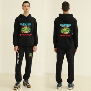 Sudaderas con capucha de algodón personalizadas para hombre, en blanco con hombros caídos Sudadera con capucha, jersey de gran tamaño, ropa de calle, Sudadera con capucha de peso pesado para hombre - Product Image 1