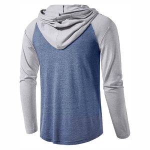 Nueva llegada Hombres Sudaderas con capucha Caída Hombro Peso ligero Grueso Algodón Fleece Sudaderas con capucha deportivas - Product Image 2