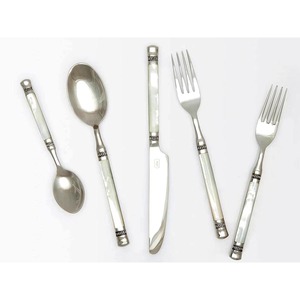 Fournitures en gros de l'Inde argent poli dîner ensemble de couverts de luxe couverts en acier inoxydable pour la maison ustensiles de cuisine - Product Image 5