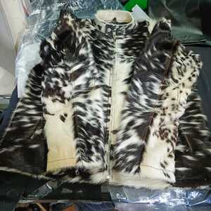 เสื้อแจ็คเก็ตหนังวัวแท้สีพื้น ผ้าแคนวาส บุผ้าสำหรับฤดูหนาว แบบยูนิเซ็กซ์ ทนทาน คอจีน ปรับแต่งได้เต็มที่ ราคาประหยัด - Product Image 4