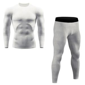 Débardeur de compression de sport pour homme personnalisé, ensemble de vêtements de sport respirant et sans couture pour le yoga - Product Image 6