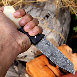 Couteau Skinner en acier au carbone fait à la main avec manche en bois OEM pris en charge pour la chasse Camping Randonnée - Product Image 2